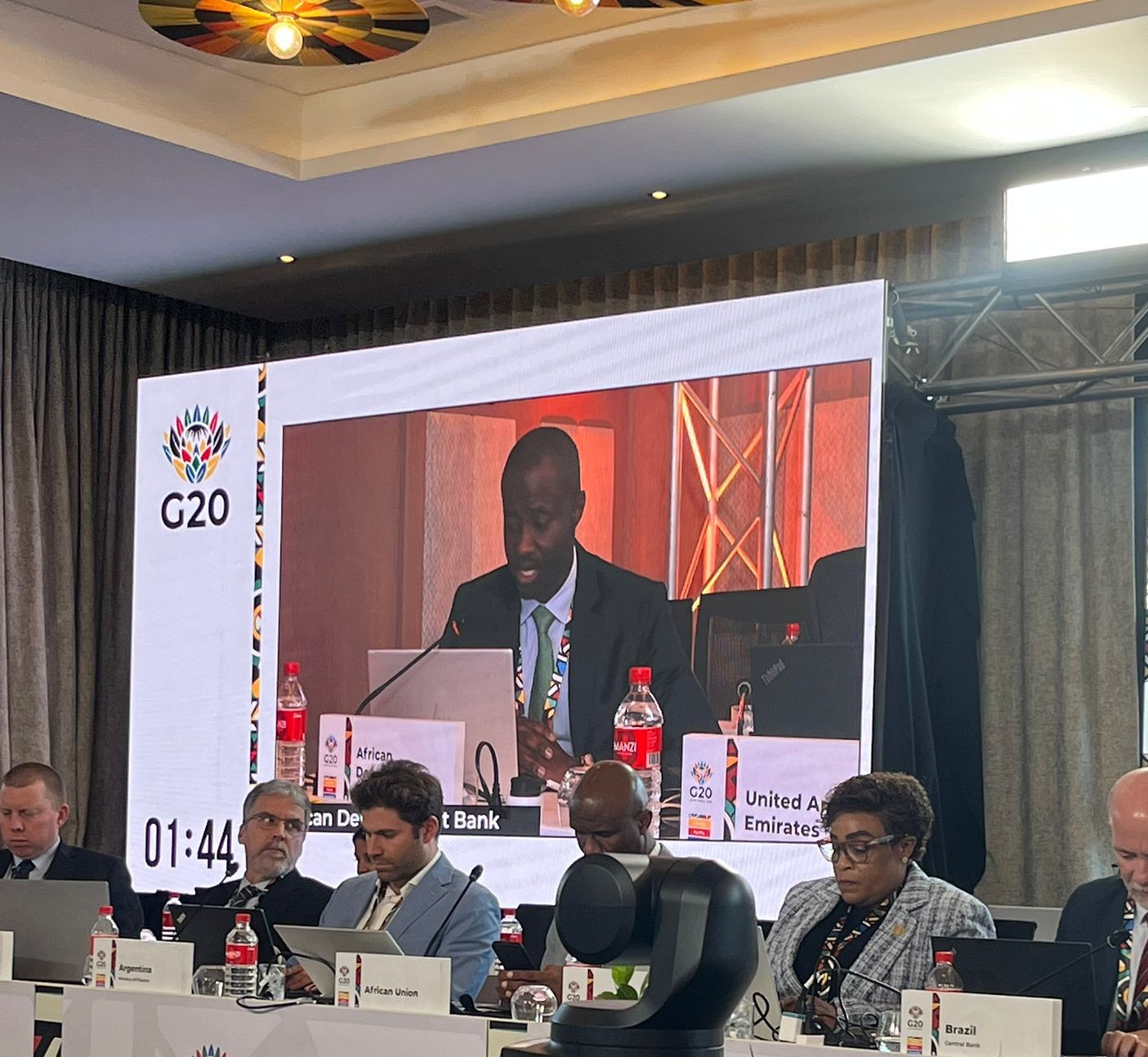 Sijh Diagne at G20 South Africa
